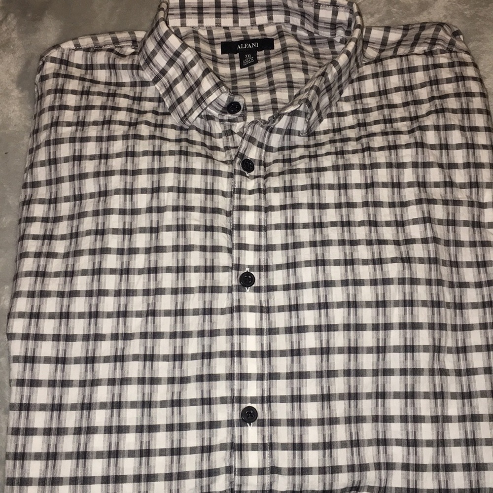 Alfani long sleeve casual button up xxl
